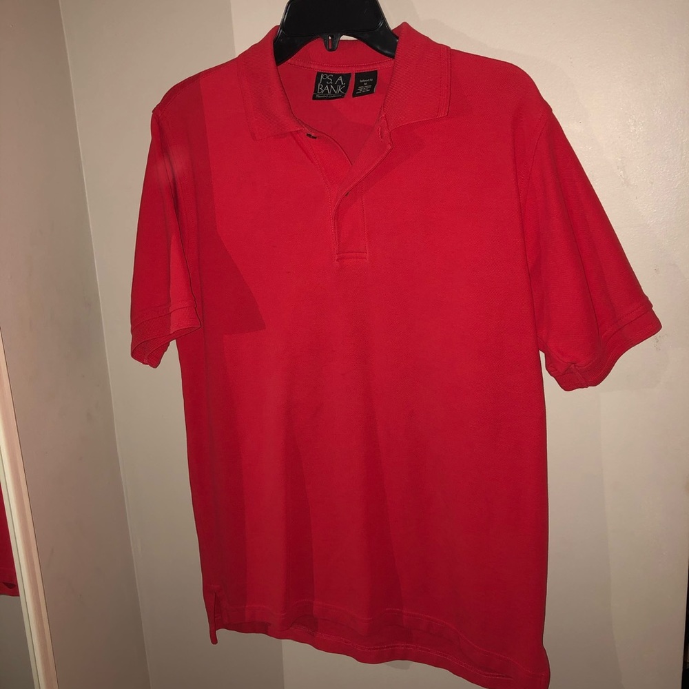 red jos. a. bank polo